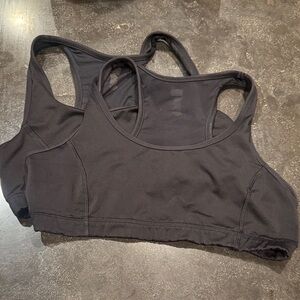 Reebok Black Sports Bra Duo